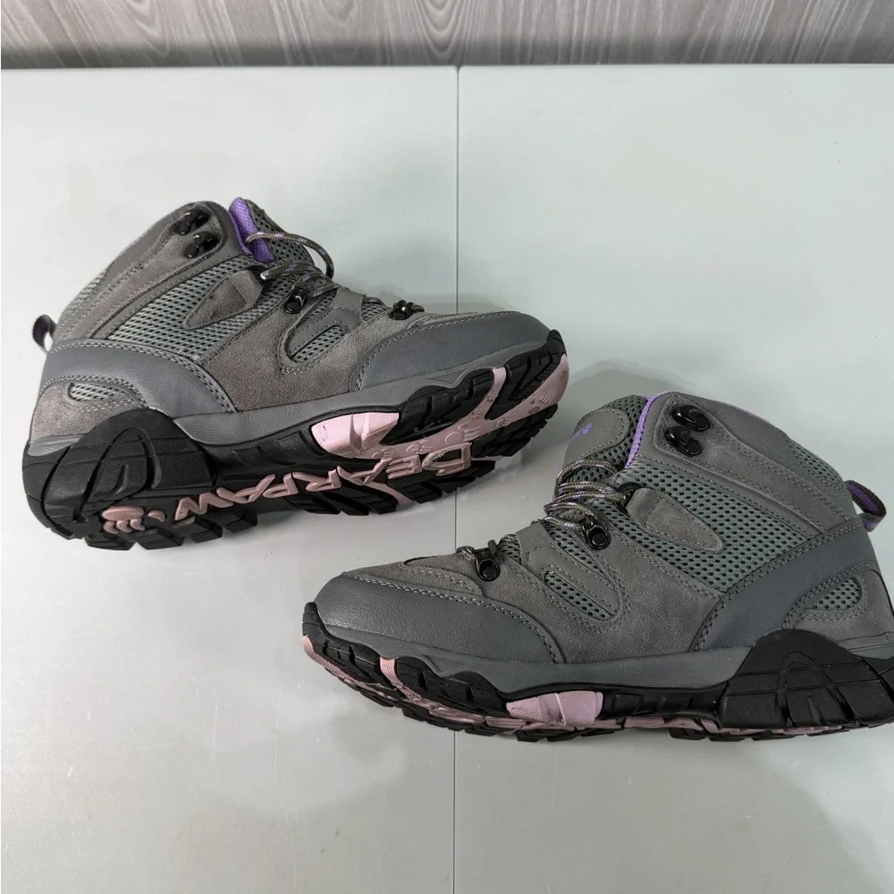 Bearpaw Corsica Women's Waterproof Hiking Winter Boots Size 10 M Gray Purple - Picture 5 of 8